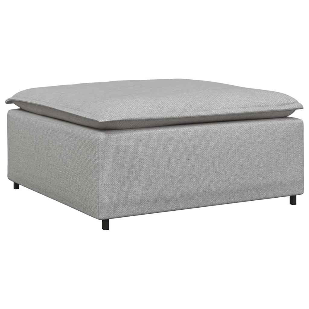 Modulares Sofa-Fußhocker-Modul Wolkengrau 100 x 100 x 48 cm
