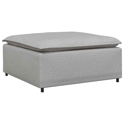 Modulares Sofa-Fußhocker-Modul Wolkengrau 100 x 100 x 48 cm