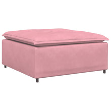 Modulares Sofa Fußhocker-Modul Rosa 100x100x48 cm