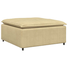 Modulares Sofa Fußhocker-Modul Graugrün 100x100x48 cm