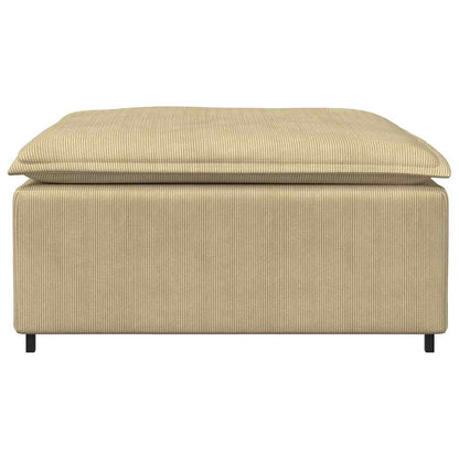 Modulares Sofa Fußhocker-Modul Graugrün 100x100x48 cm
