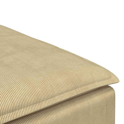 Modulares Sofa Fußhocker-Modul Graugrün 100x100x48 cm