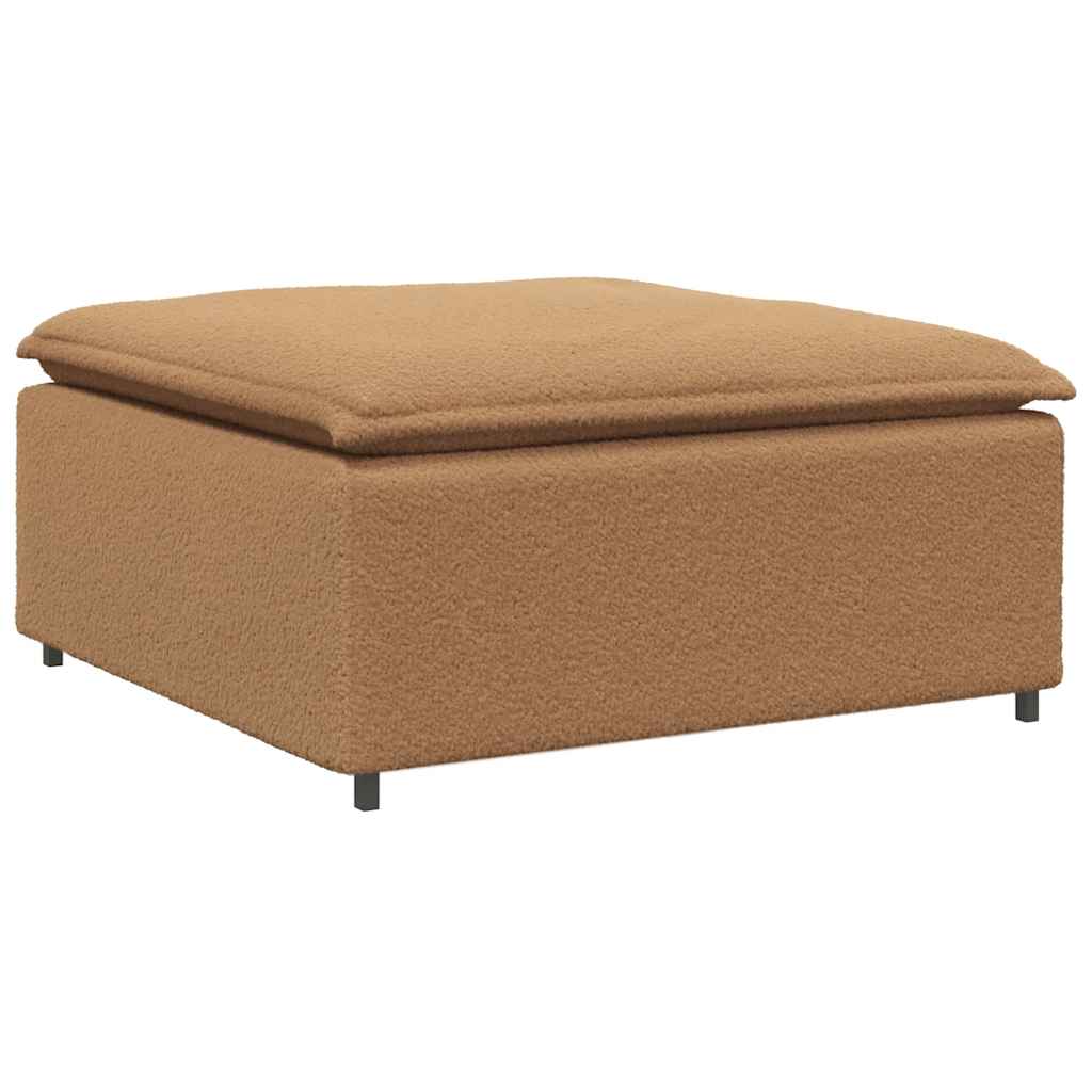 Modulares Sofa Fußhocker-Modul Beige 100x100x48 cm
