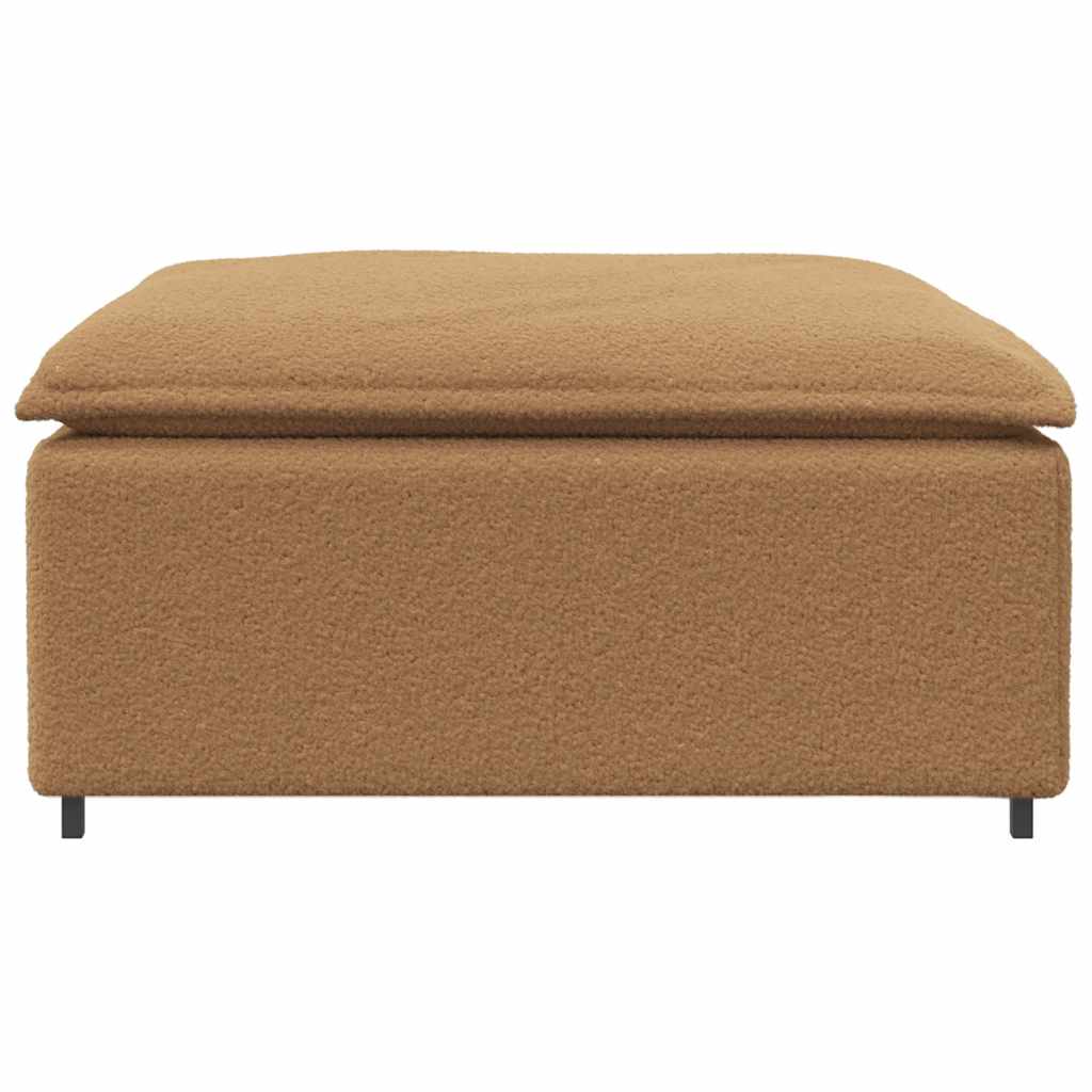 Modulares Sofa Fußhocker-Modul Beige 100x100x48 cm