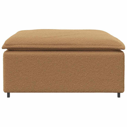 Modulares Sofa Fußhocker-Modul Beige 100x100x48 cm