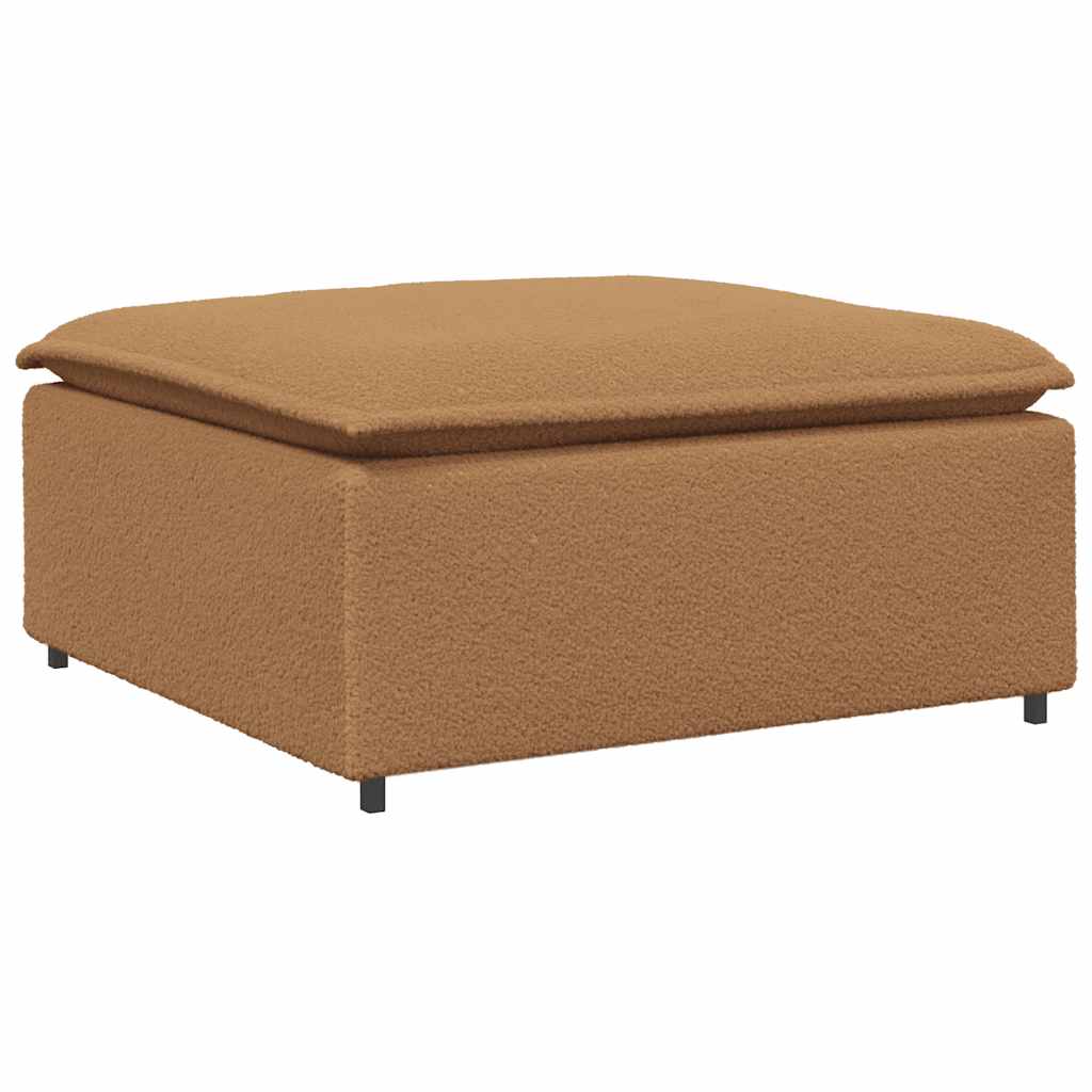 Modulares Sofa Fußhocker-Modul Beige 100x100x48 cm