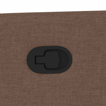 Massagesessel Braun Stoff