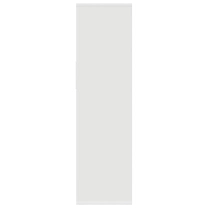 Bücherregal Weiß 34x31x112 cm Holzwerkstoff