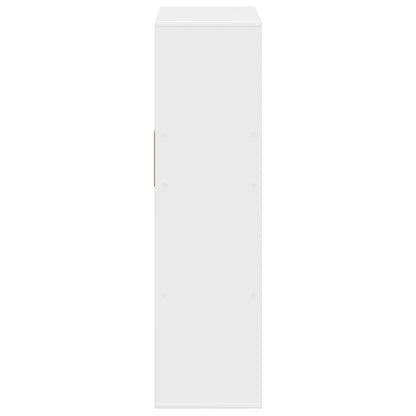 Bücherregal Weiß 66x31x112 cm Holzwerkstoff