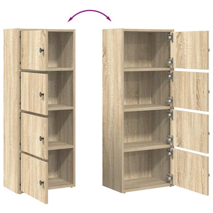 Bücherregal Sonoma-Eiche 40x24x102 cm Holzwerkstoff