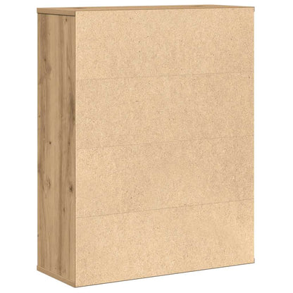 Bücherregal Artisan-Eiche 60x24x76,5 cm Holzwerkstoff