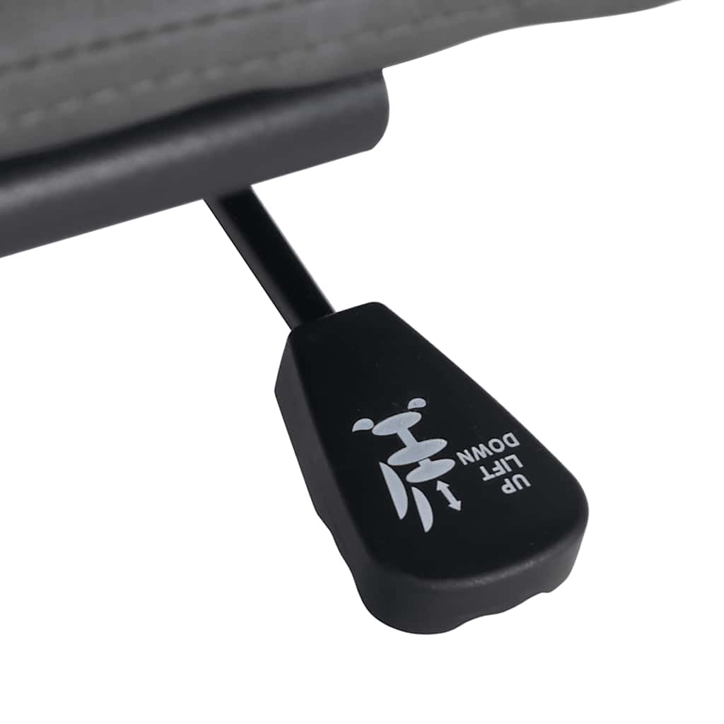 Bürostuhl Drehbar Hellgrau Stoff