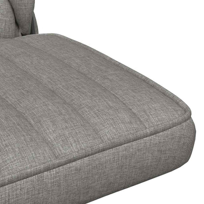 Bürostuhl Drehbar Hellgrau Stoff