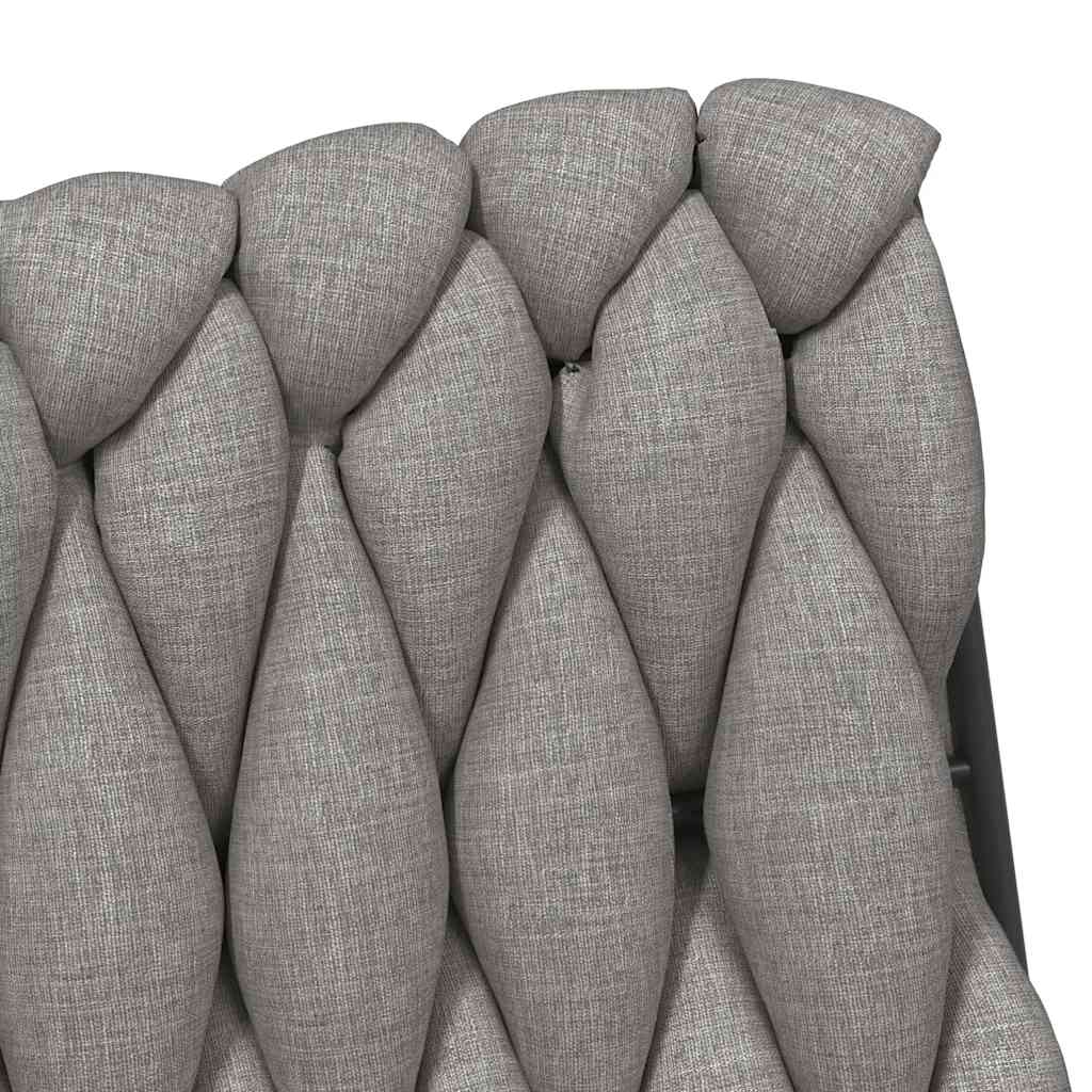 Bürostuhl Drehbar Hellgrau Stoff