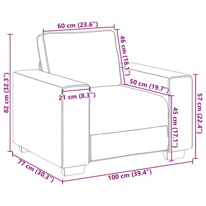 3-teiliges Sofa-Set mit Kissen, weinroter Stoff