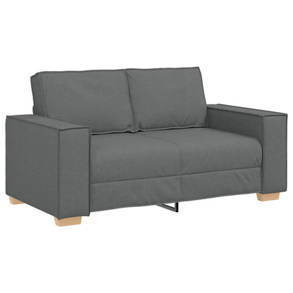 2-Sitzer Sofa Dunkelgrau 120 cm Stoff