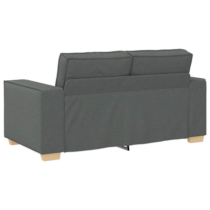 2-Sitzer Sofa Dunkelgrau 120 cm Stoff