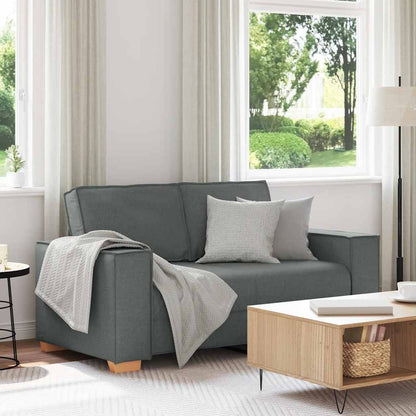 2-Sitzer Sofa Dunkelgrau 120 cm Stoff