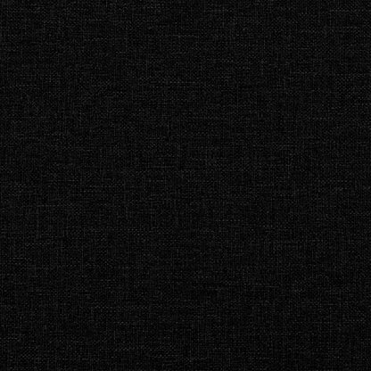 2-Sitzer Sofa Schwarz 120 cm Stoff