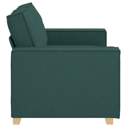 2-Sitzer Sofa Dunkelgrün 120 cm Stoff