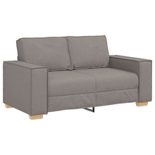 2-Sitzer Sofa Taupe 120 cm Stoff