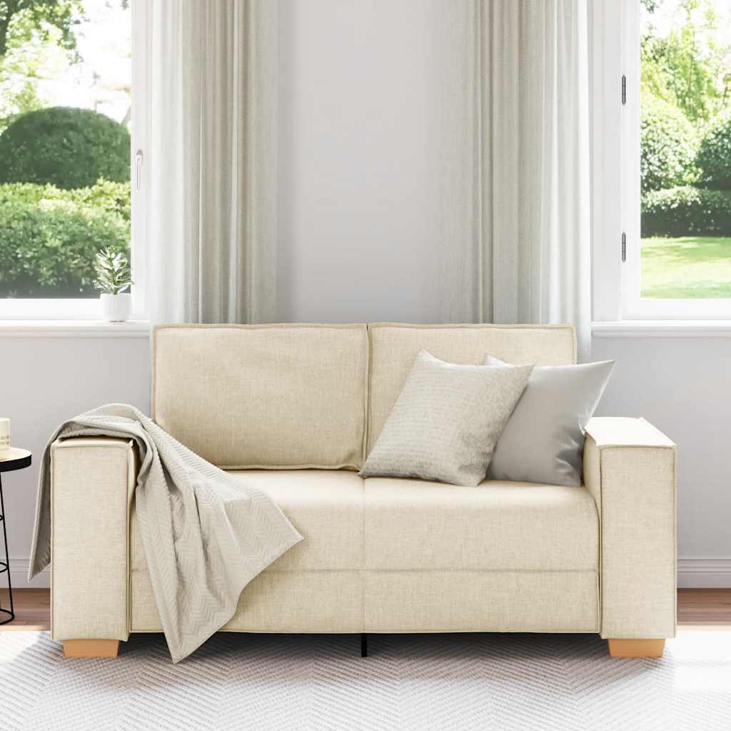 2-Sitzer Sofa Leinen 120 cm