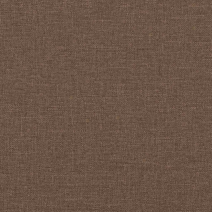 2-Sitzer Sofa Braun 140 cm Stoff