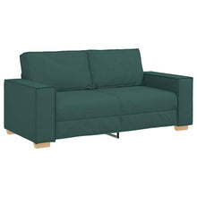 2-Sitzer Sofa Dunkelgrün 140 cm Stoff