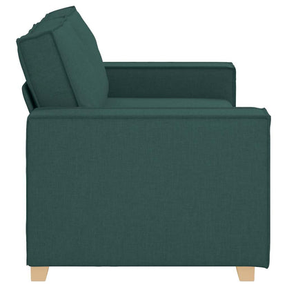2-Sitzer Sofa Dunkelgrün 140 cm Stoff