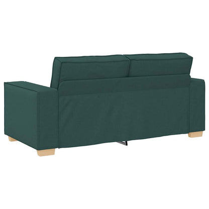 2-Sitzer Sofa Dunkelgrün 140 cm Stoff