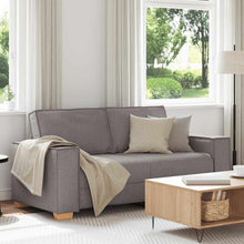 2-Sitzer Sofa Taupe 140 cm Stoff