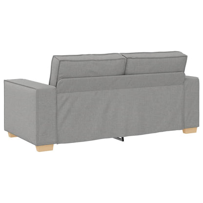 2-Sitzer Sofa Wolkengrau 140 cm Stoff
