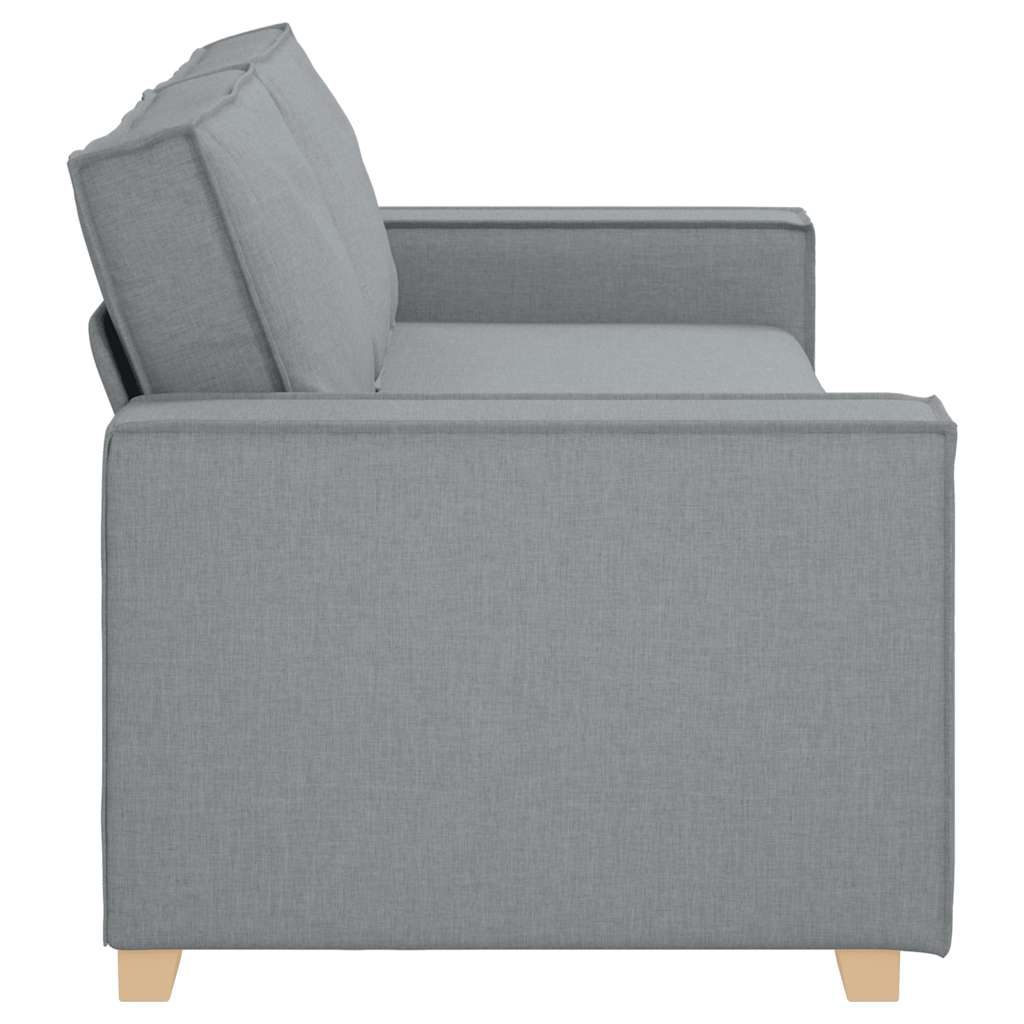 3-Sitzer-Sofa Hellgrau 180 cm Stoff