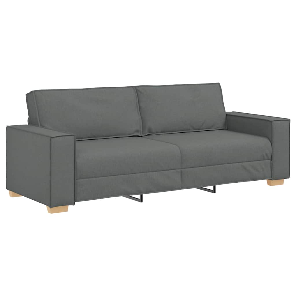 3-Sitzer-Sofa Dunkelgrau 180 cm Stoff