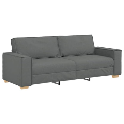 3-Sitzer-Sofa Dunkelgrau 180 cm Stoff