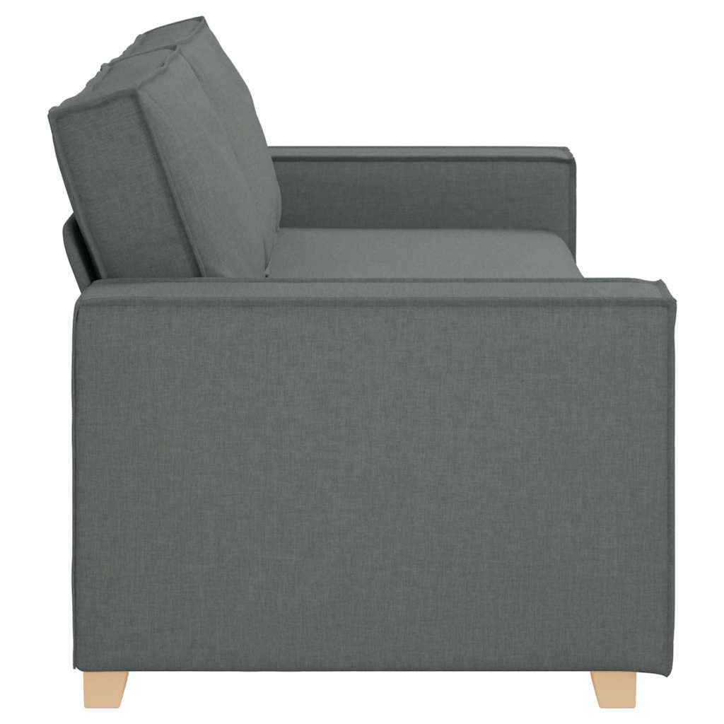 3-Sitzer-Sofa Dunkelgrau 180 cm Stoff