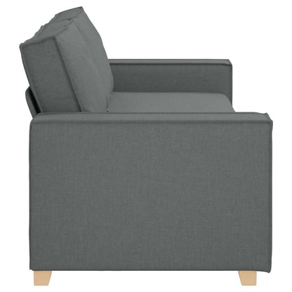 3-Sitzer-Sofa Dunkelgrau 180 cm Stoff