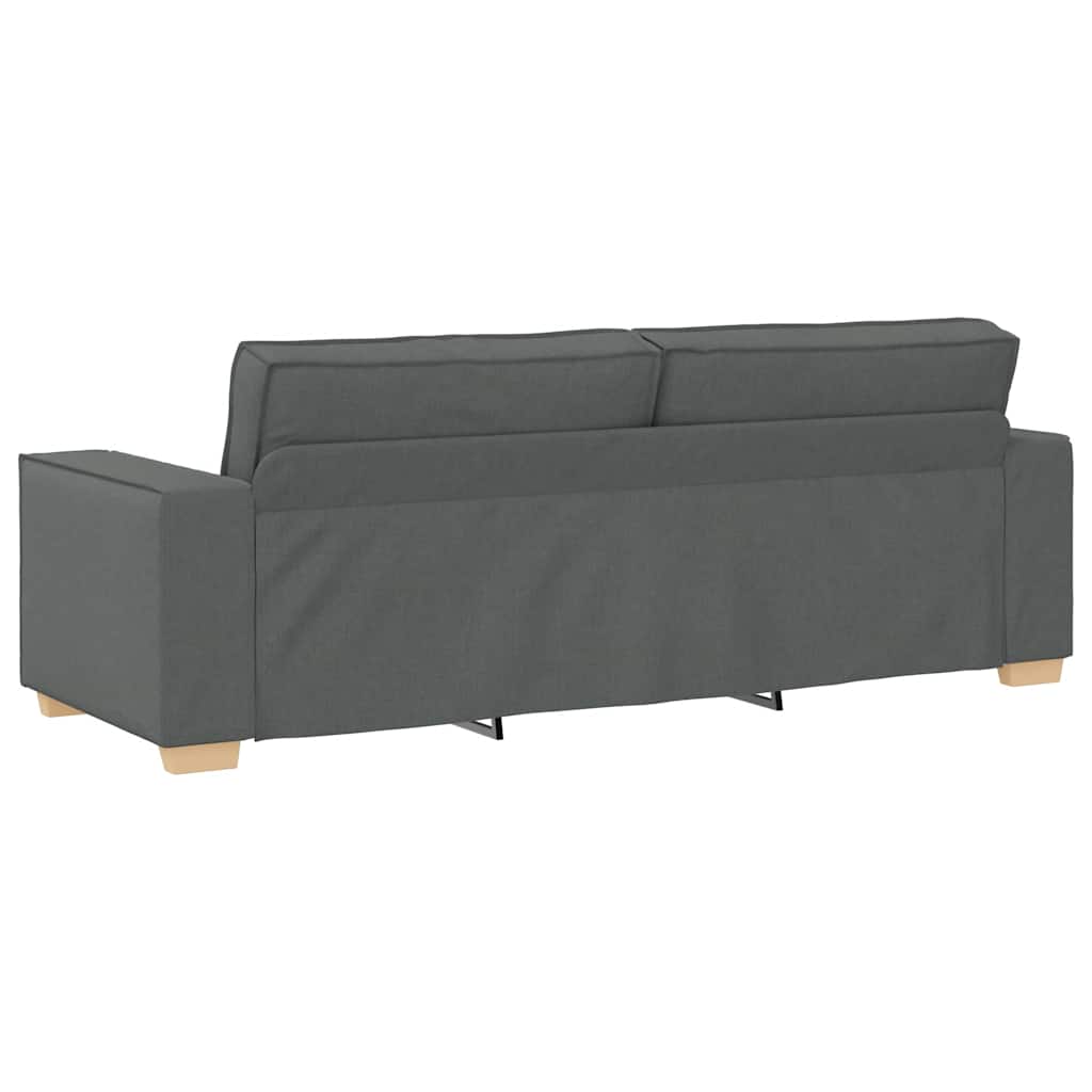 3-Sitzer-Sofa Dunkelgrau 180 cm Stoff
