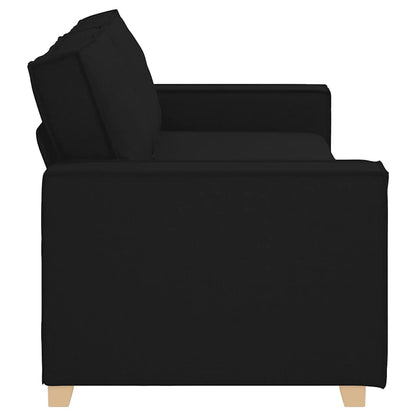 3-Sitzer-Sofa Schwarz 180 cm Stoff