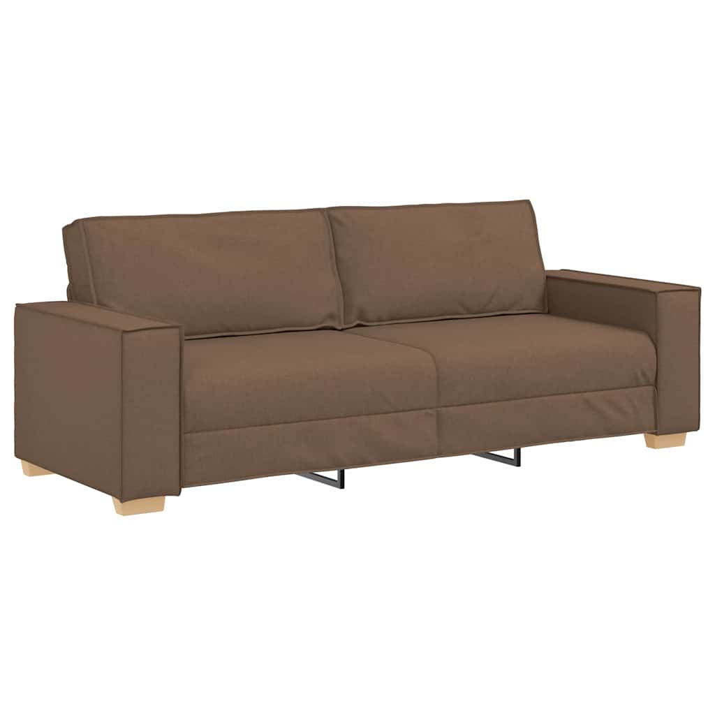 3-Sitzer-Sofa Braun 180 cm Stoff
