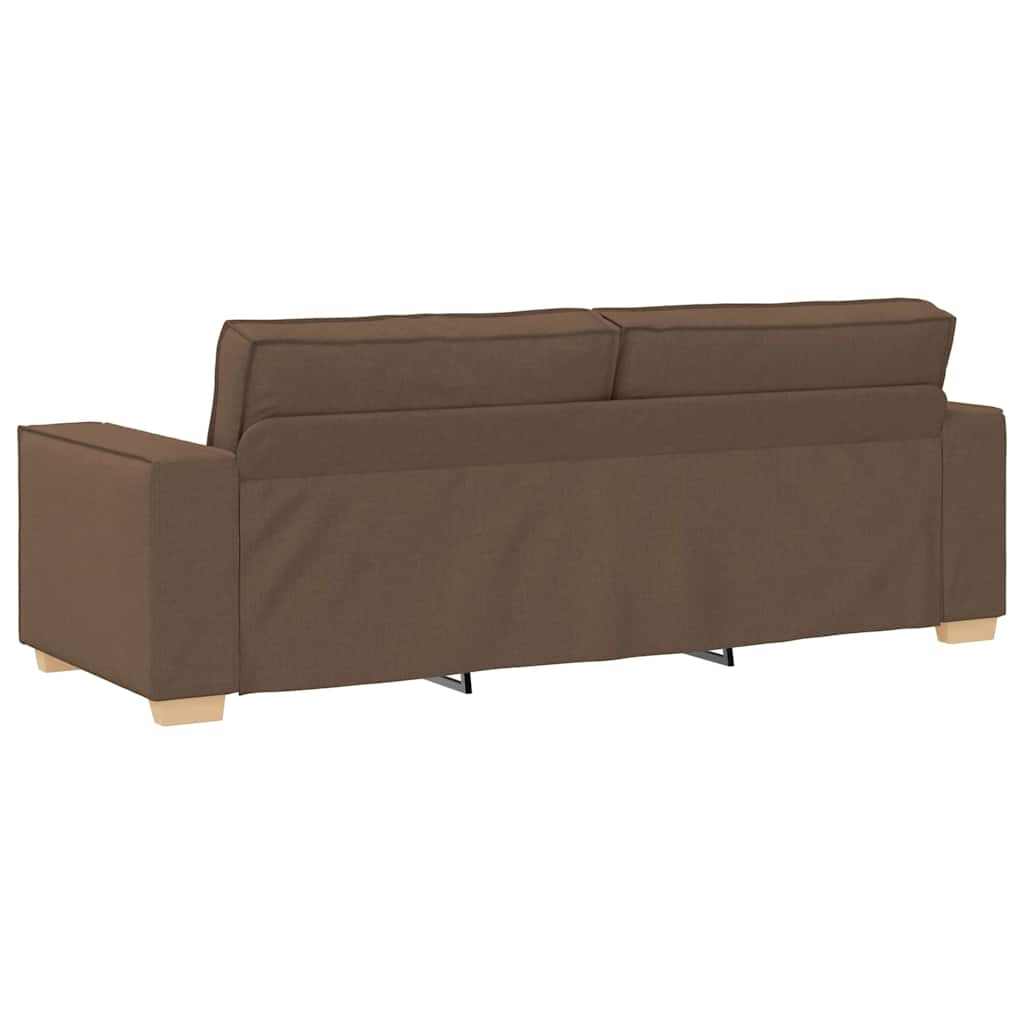 3-Sitzer-Sofa Braun 180 cm Stoff