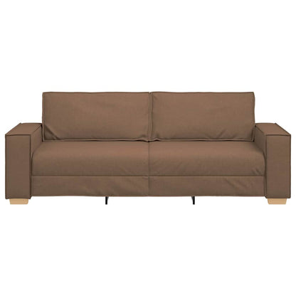 3-Sitzer-Sofa Braun 180 cm Stoff