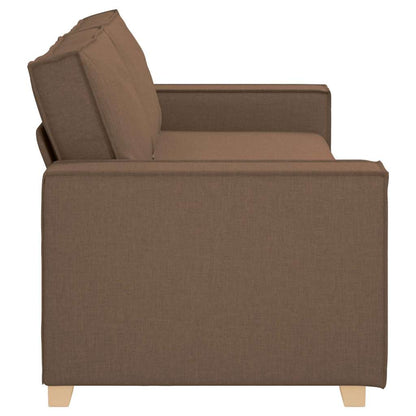 3-Sitzer-Sofa Braun 180 cm Stoff