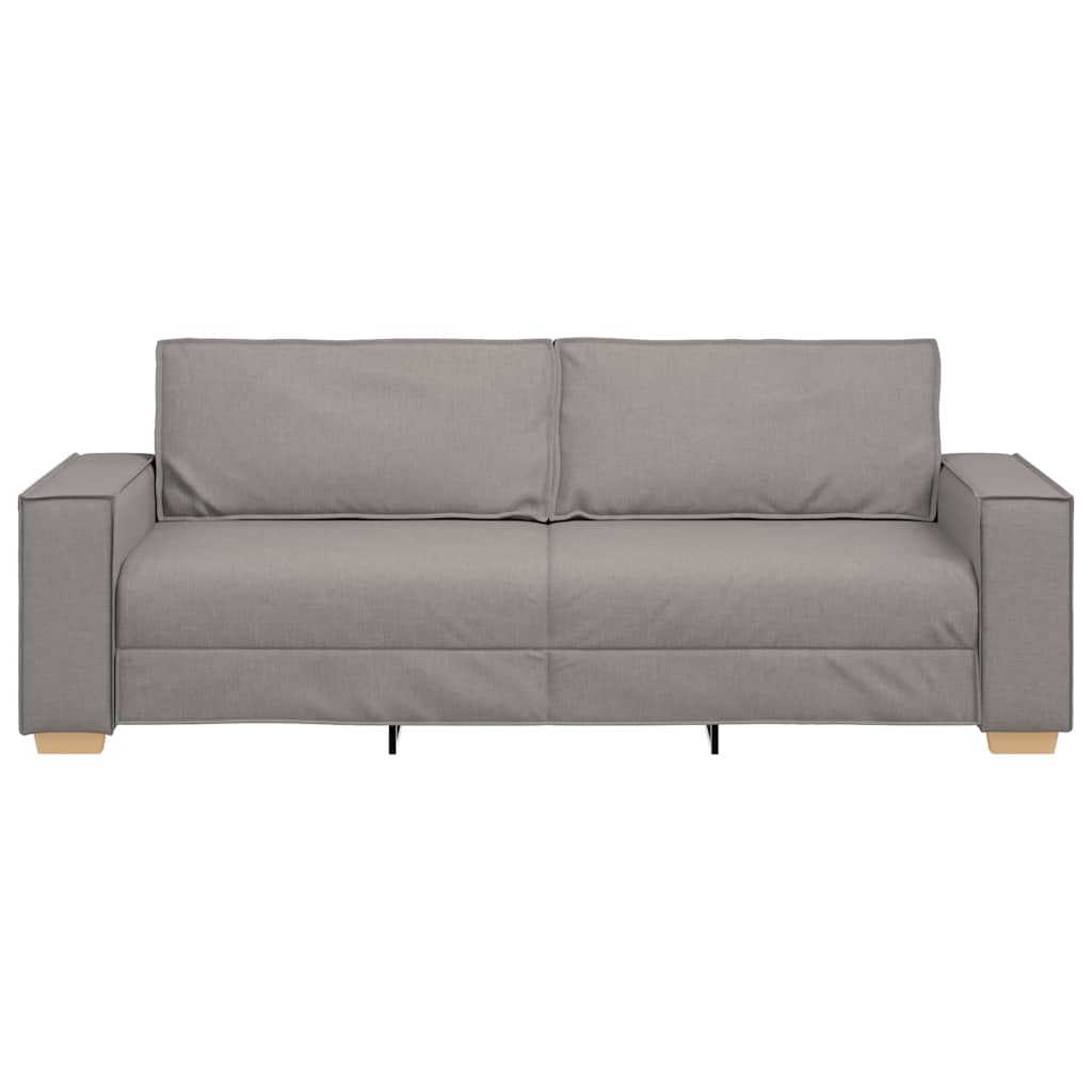 3-Sitzer-Sofa Taupe 180 cm Stoff