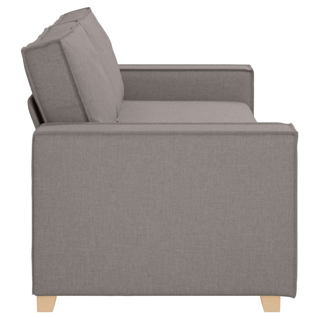 3-Sitzer-Sofa Taupe 180 cm Stoff