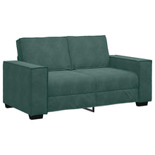 2-Sitzer-Sofa Dunkelgrün 120 cm Samt