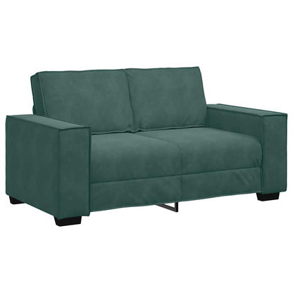 2-Sitzer-Sofa Dunkelgrün 120 cm Samt