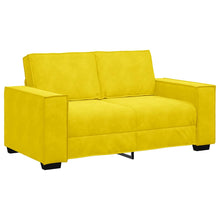 2-Sitzer-Sofa Gelb 120 cm Samt