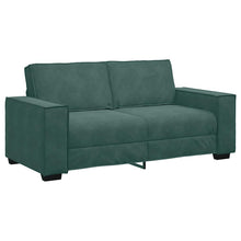 2-Sitzer-Sofa Dunkelgrün 140 cm Samt