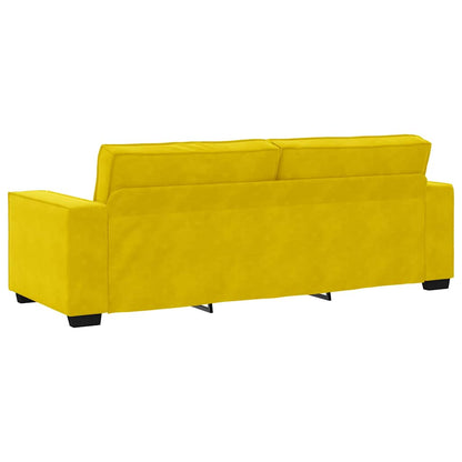 3-Sitzer-Sofa Gelb 180 cm Samt